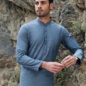 SAISOOM - BLUE COTTON KURTA